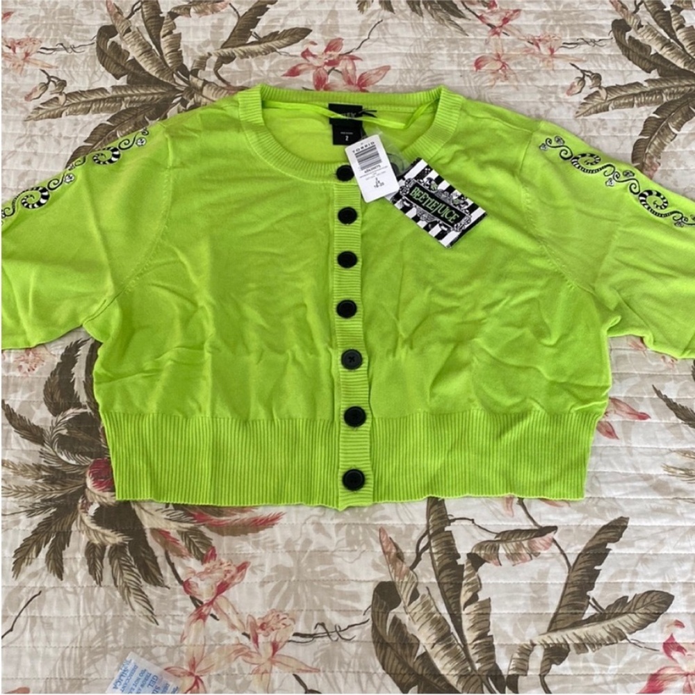 NWT Torrid set - Beetlejuice pinup girl dress and cropped cardigan - Picture 11 of 13